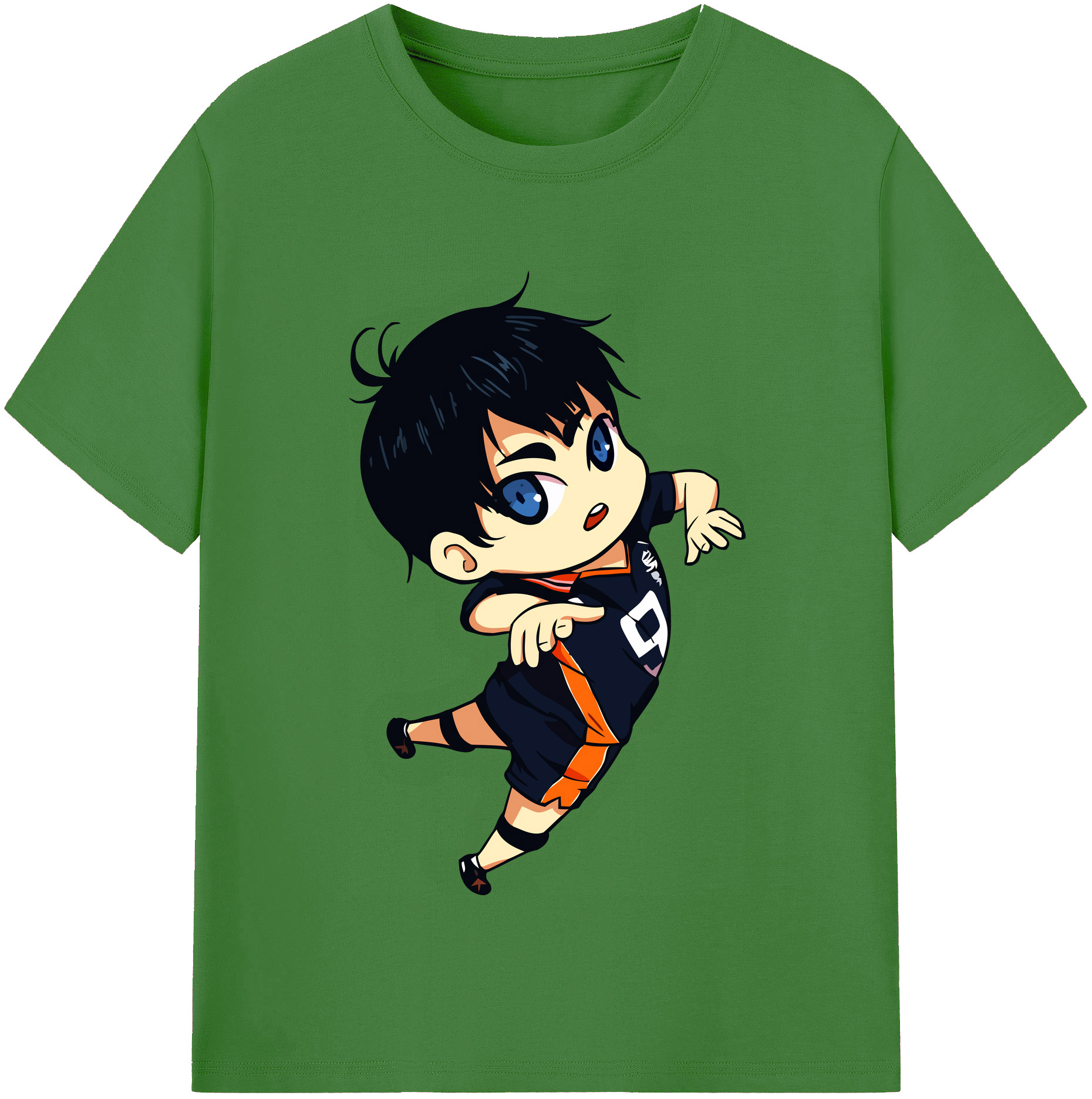 （画像用） ハイキュー!! Haikyu!! レディースカジュアルプリントTシャツ（綿100％）